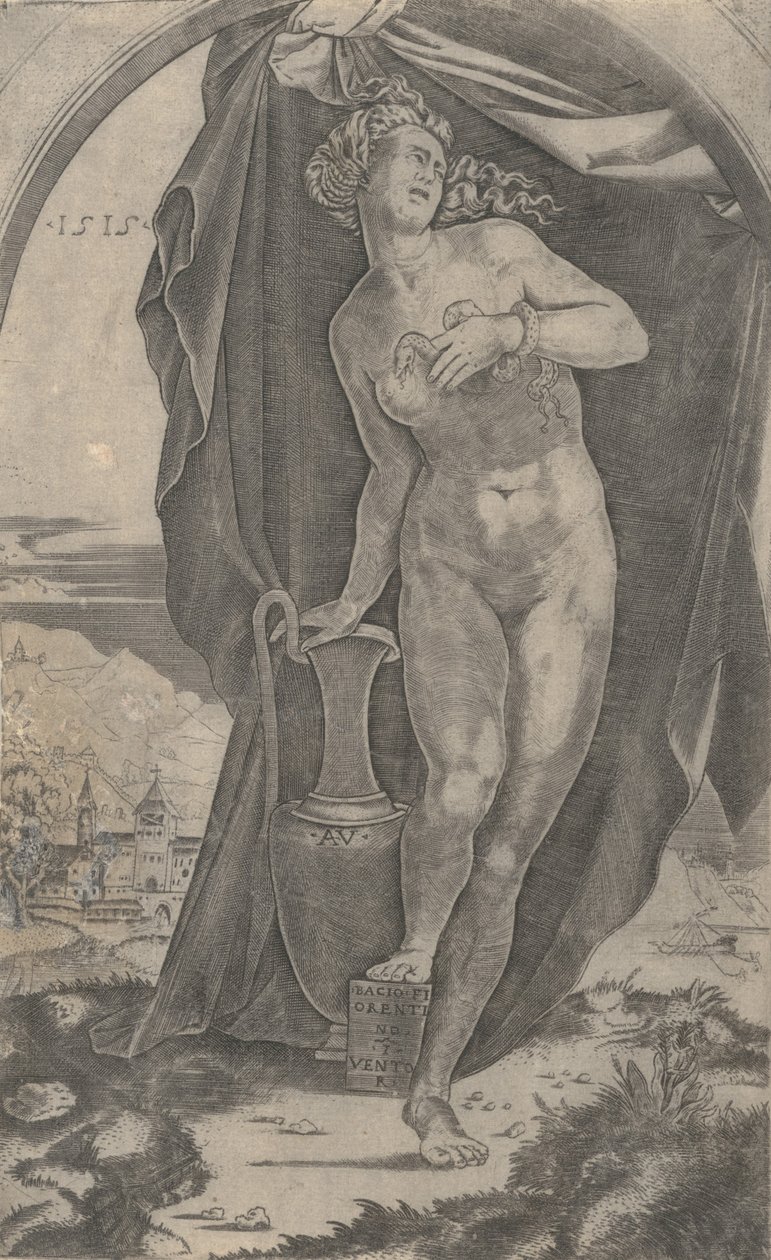 Kleopátra, 1515-ben. alkotó: Agostino Veneziano