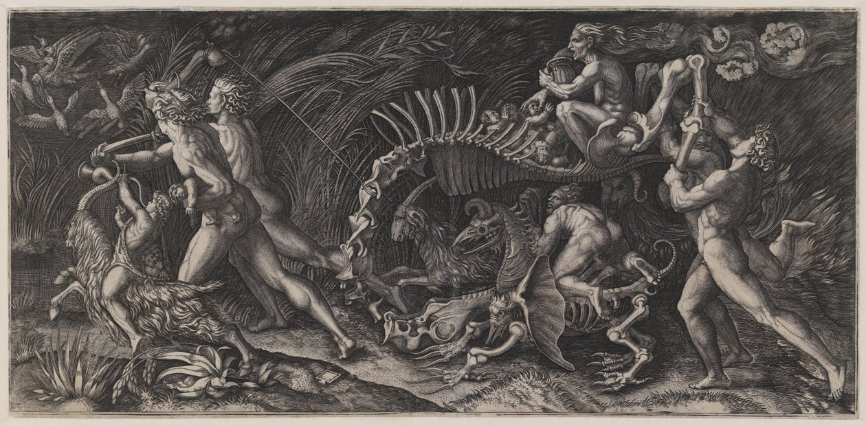 Ådslet ("Lo Stregozzo") alkotó: Agostino Veneziano
