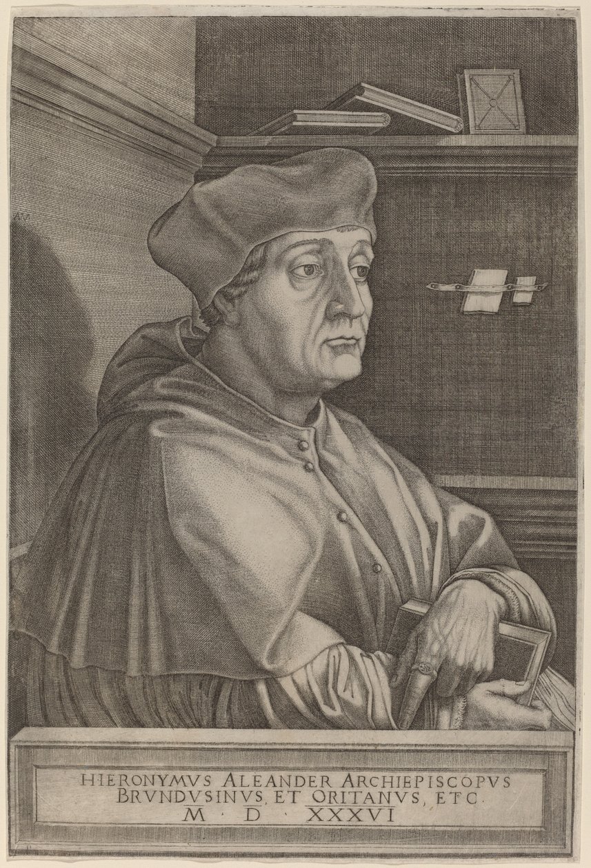 Hieronymus Alexander, Brindisi érseke alkotó: Agostino dei Musi