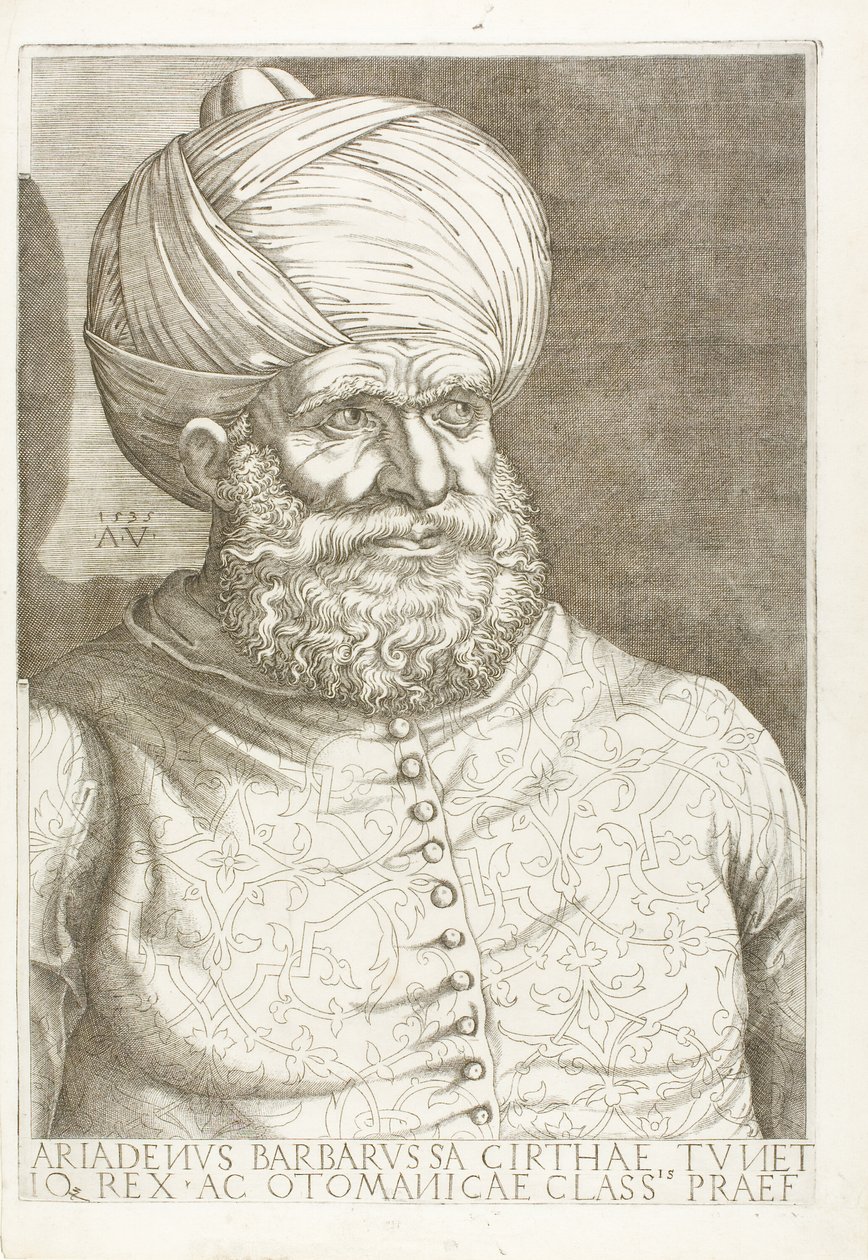 Barbarossa portréja alkotó: Agostino dei Musi