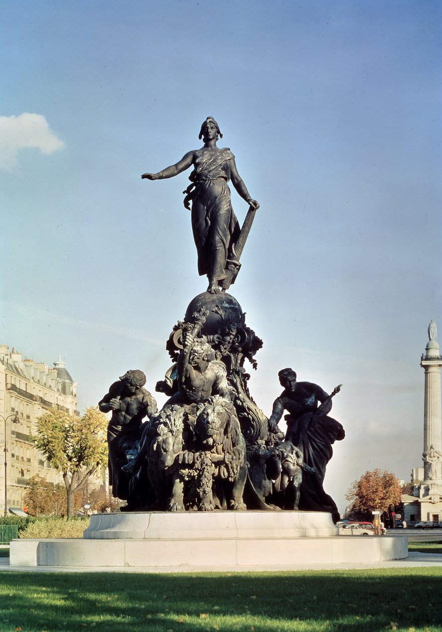 A köztársaság diadala, 1879-99 (bronz) alkotó: Aime Jules Dalou