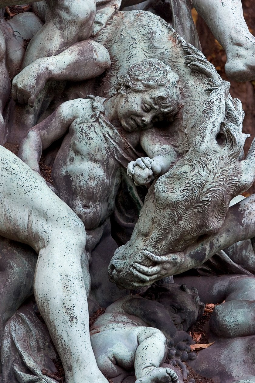 Silenus diadala, részlet (bronz) (lásd még: 252697 és 252668) alkotó: Aime Jules Dalou