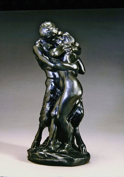 A csók (bronz) alkotó: Aime Jules Dalou