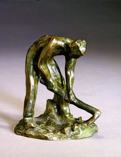 A szántóember (bronz) alkotó: Aime Jules Dalou