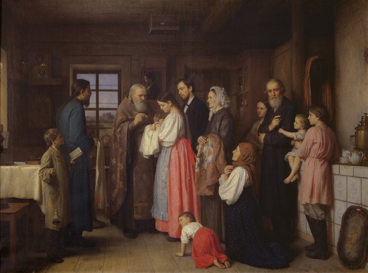 A keresztelő, 1873 alkotó: Akim Egorovich Karneev