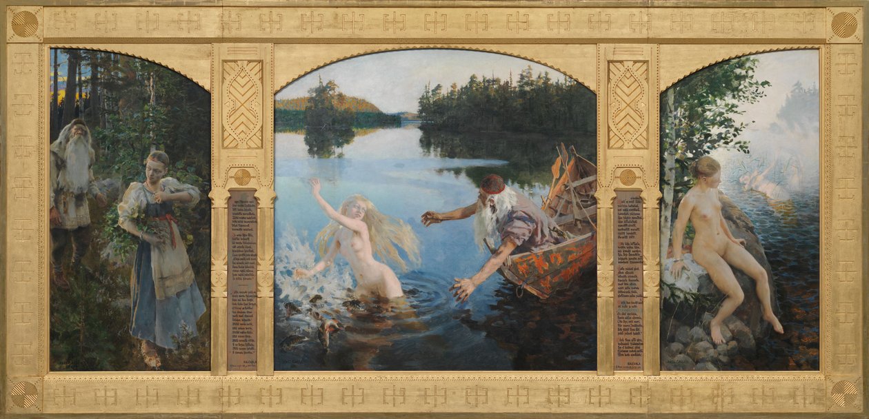 Aino-mítosz, triptichon alkotó: Akseli Gallen-Kallela