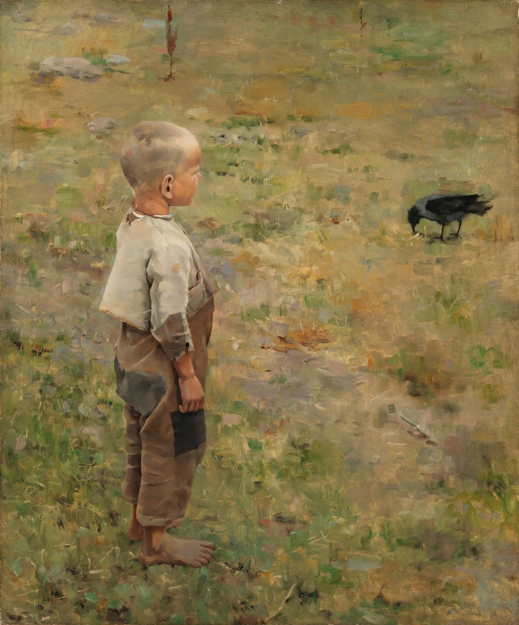 A fiú és a varjú alkotó: Akseli Gallen-Kallela