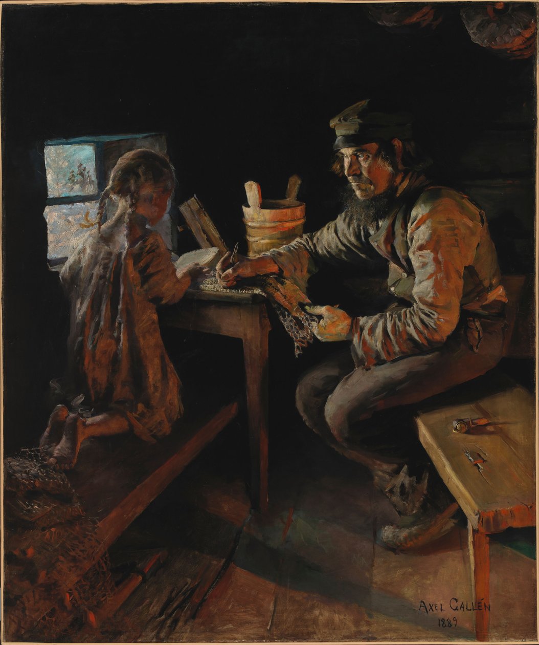 Első óra alkotó: Akseli Gallen-Kallela