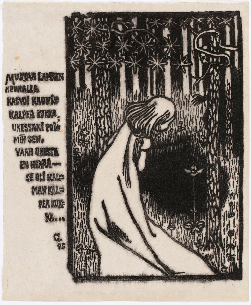 A halál virága alkotó: Akseli Gallen-Kallela