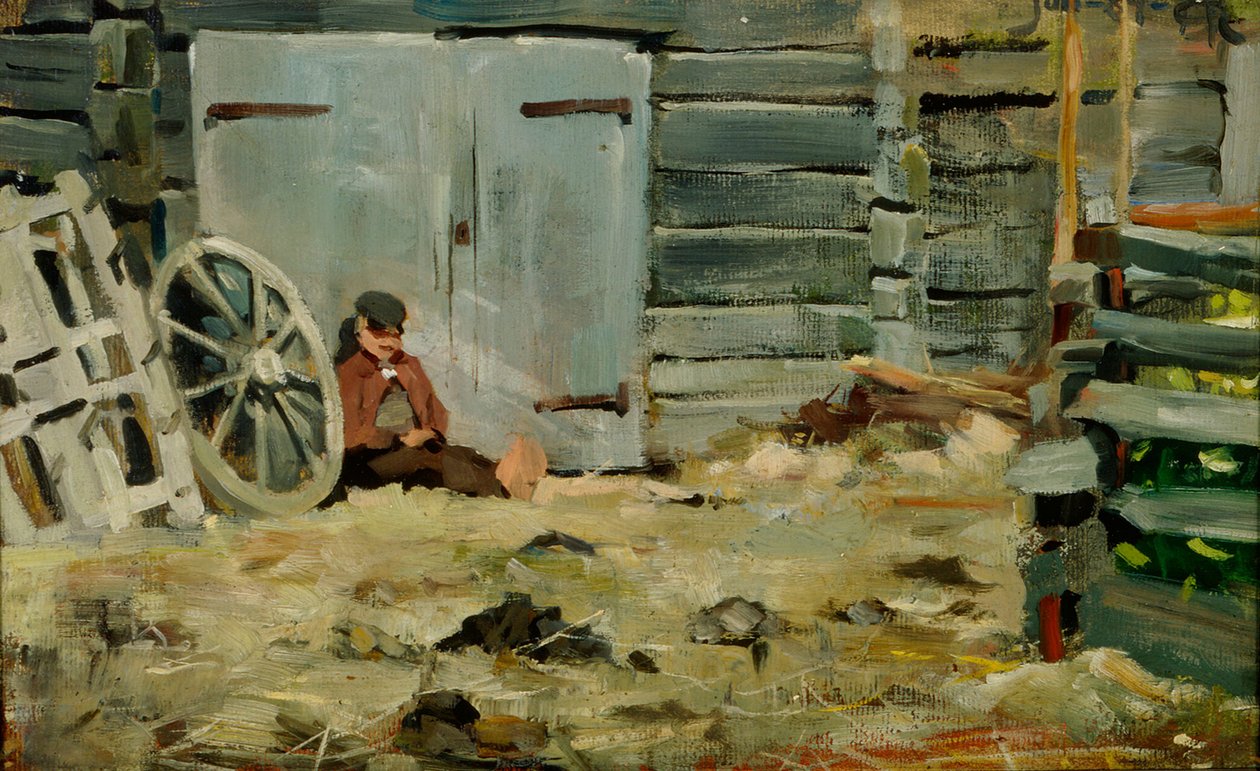 A napsütésben alkotó: Akseli Gallen-Kallela