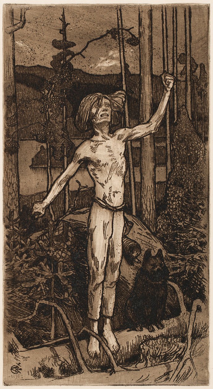 Kullervo átka alkotó: Akseli Gallen-Kallela