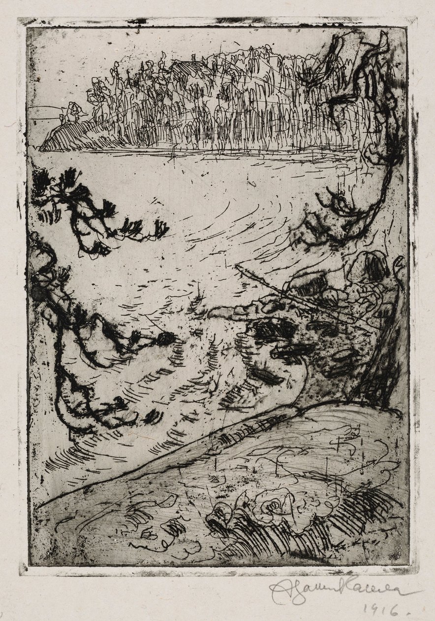 Tóparti táj alkotó: Akseli Gallen-Kallela