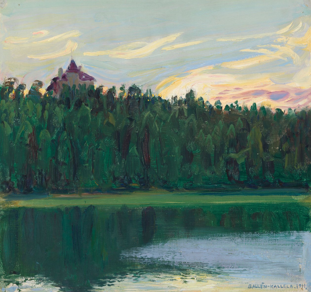Tóparti táj alkotó: Akseli Gallen-Kallela