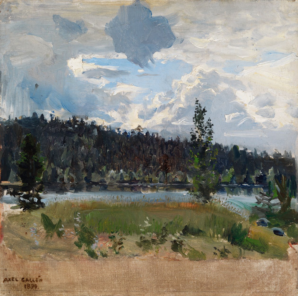 Fény a felhők mögött alkotó: Akseli Gallen-Kallela