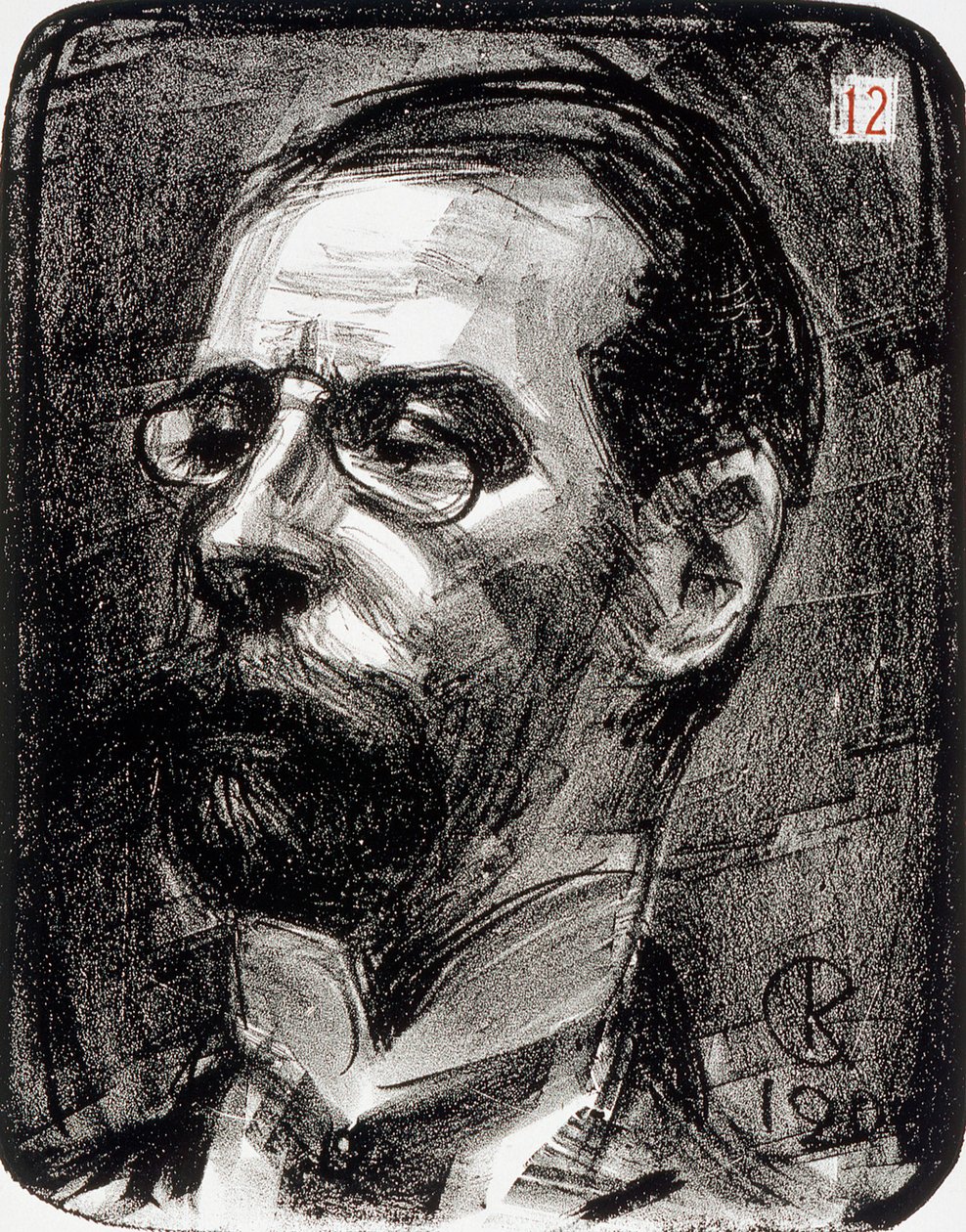 Axel Berndtson portréja alkotó: Akseli Gallen-Kallela
