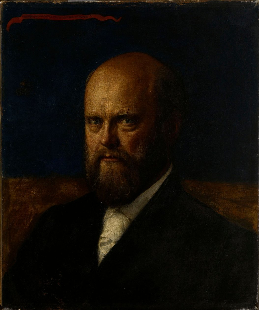 E. R. Neovius professzor portréja alkotó: Akseli Gallen-Kallela
