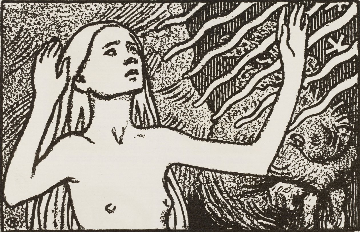 Imádkozó leány alkotó: Akseli Gallen-Kallela