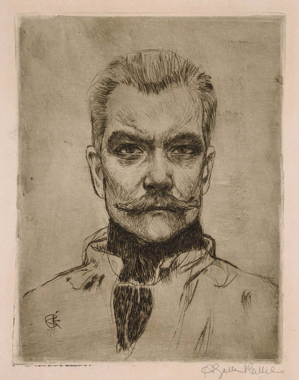 „Szemből” készült önarckép alkotó: Akseli Gallen-Kallela