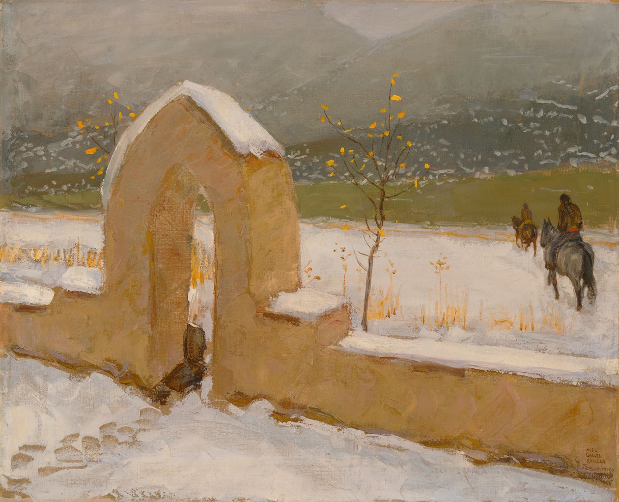A kapu Taosban alkotó: Akseli Gallen-Kallela