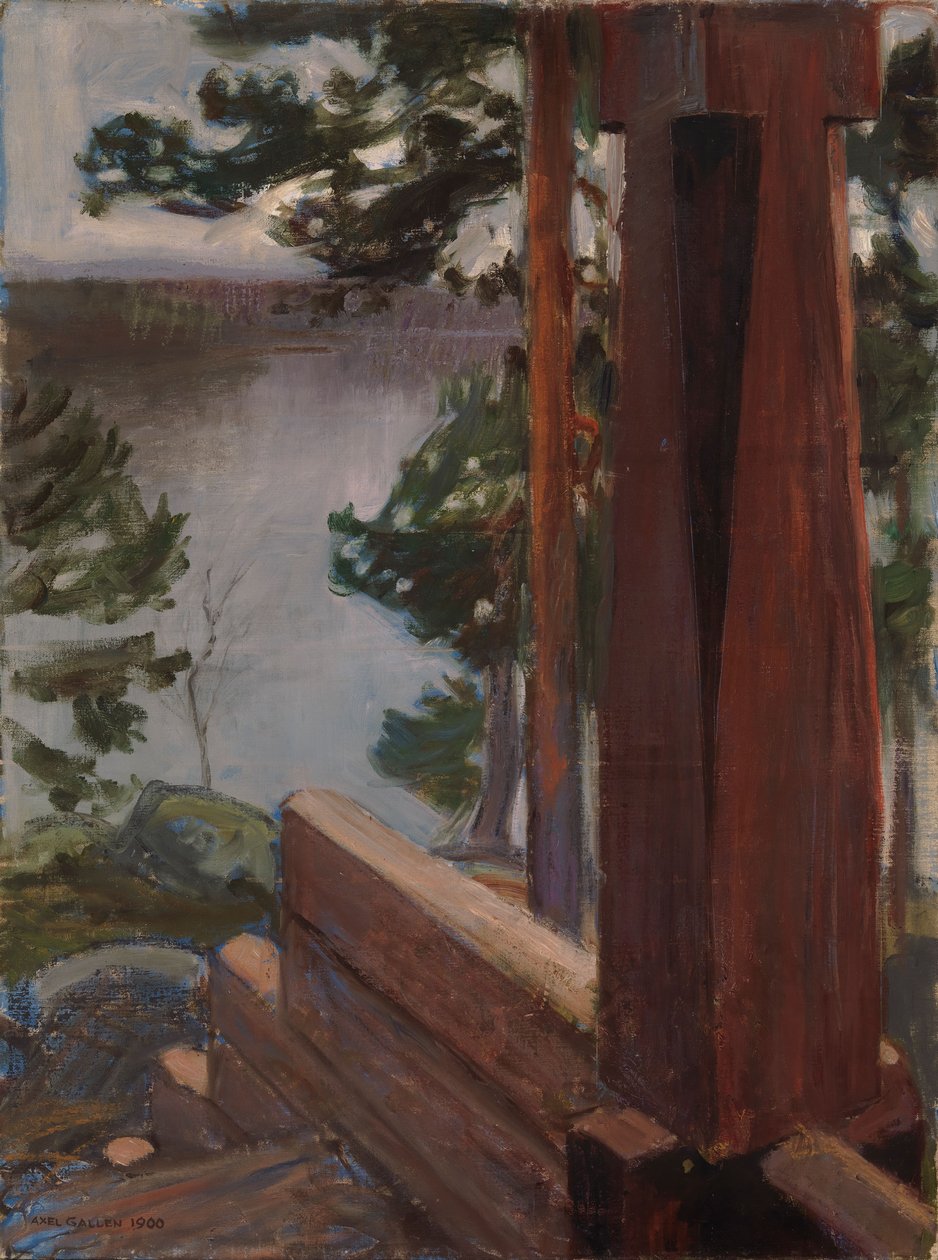 Kalela verandája alkotó: Akseli Gallen-Kallela