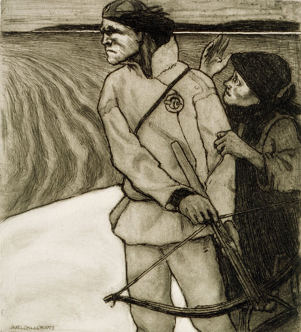 Joukahainen bosszúja alkotó: Akseli Gallen-Kallela