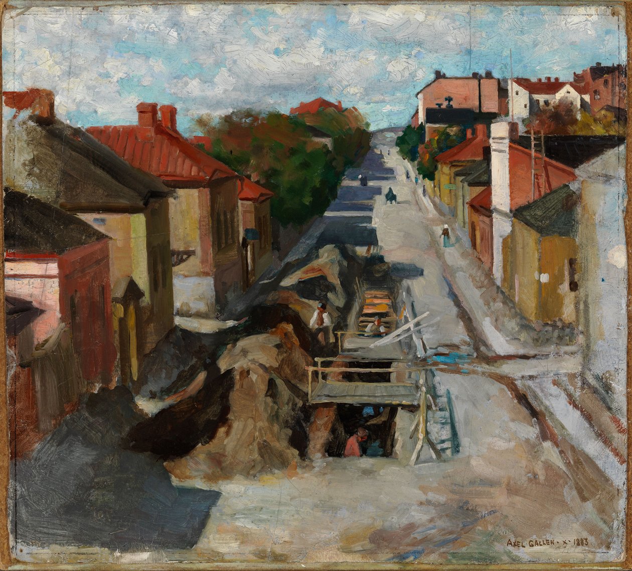 Kilátás a Fredrikinkatulról alkotó: Akseli Gallen-Kallela