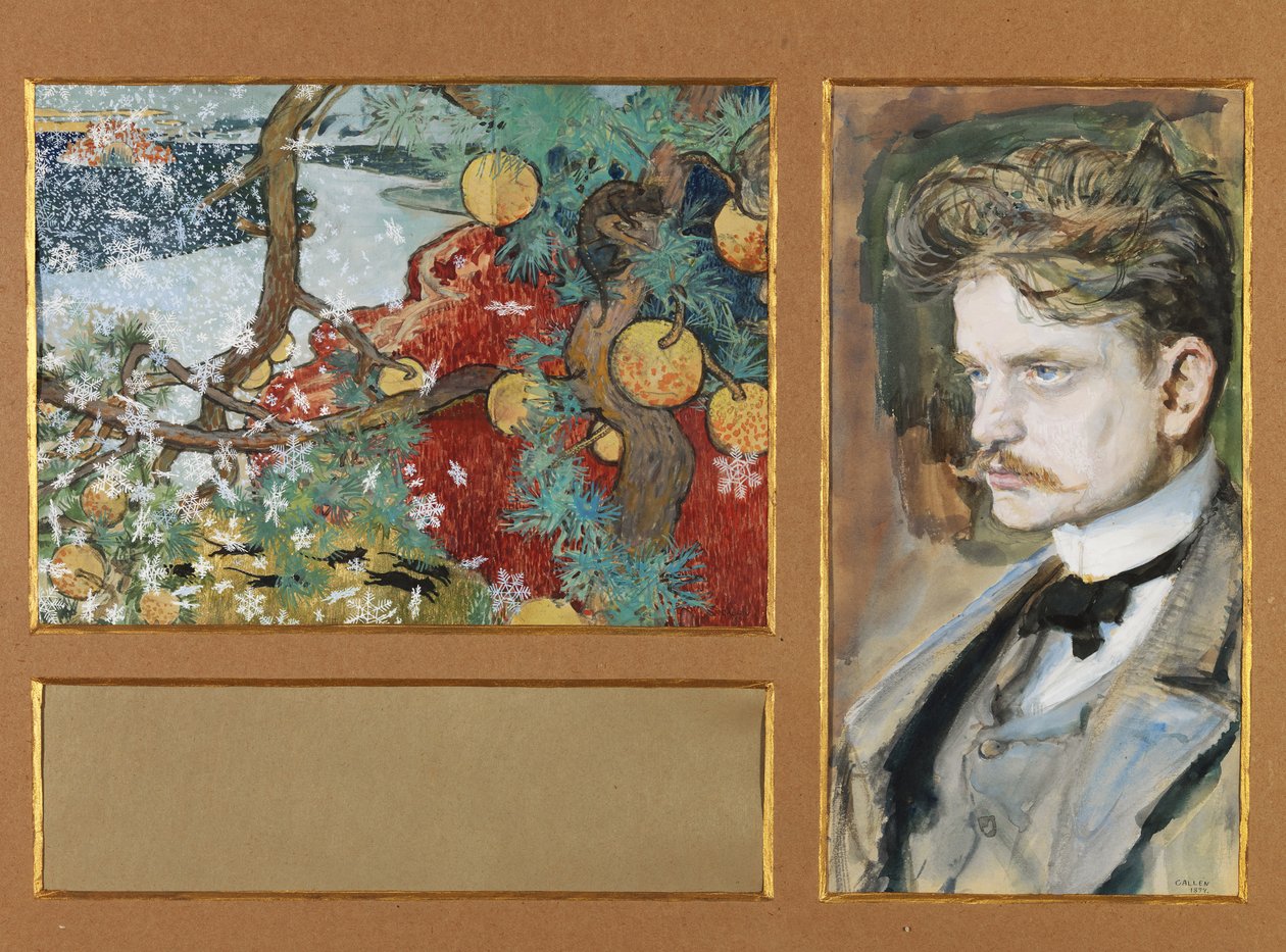 Saga Jean Sibelius és a fantázia táj, 1894 alkotó: Akseli Gallen Kallela