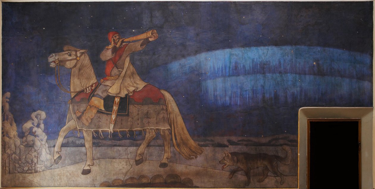 Kullervo Rides to War, 1901 alkotó: Akseli Gallen Kallela