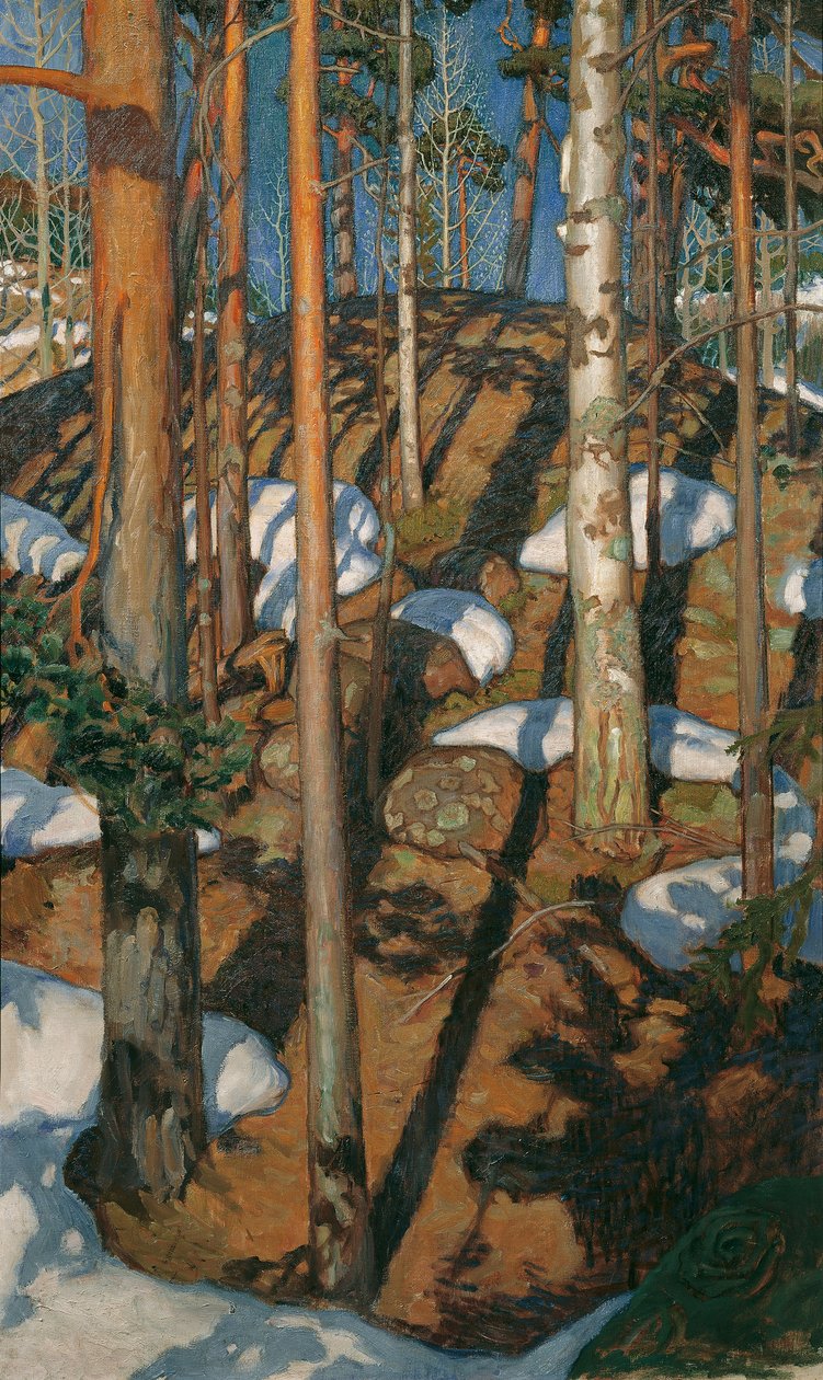 Tavasz, c. 1900. alkotó: Akseli Gallen Kallela