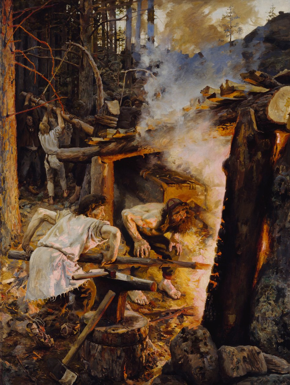 A Sampo kovácsolása, 1893 alkotó: Akseli Gallen Kallela