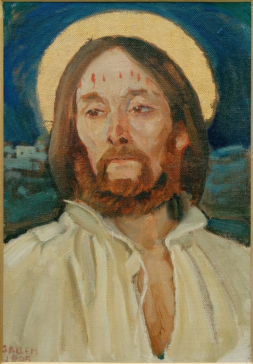Christuskopf alkotó: Akseli Valdemar Gallen Kallela