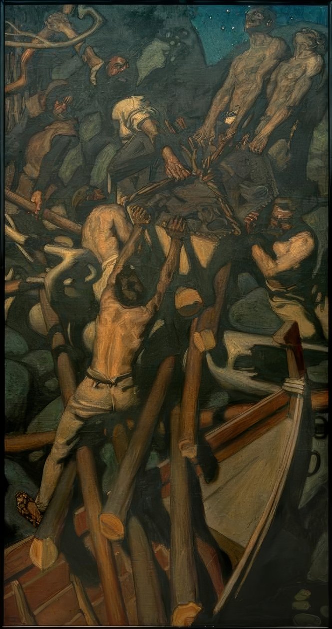 A Sampo ellopása alkotó: Akseli Valdemar Gallen Kallela