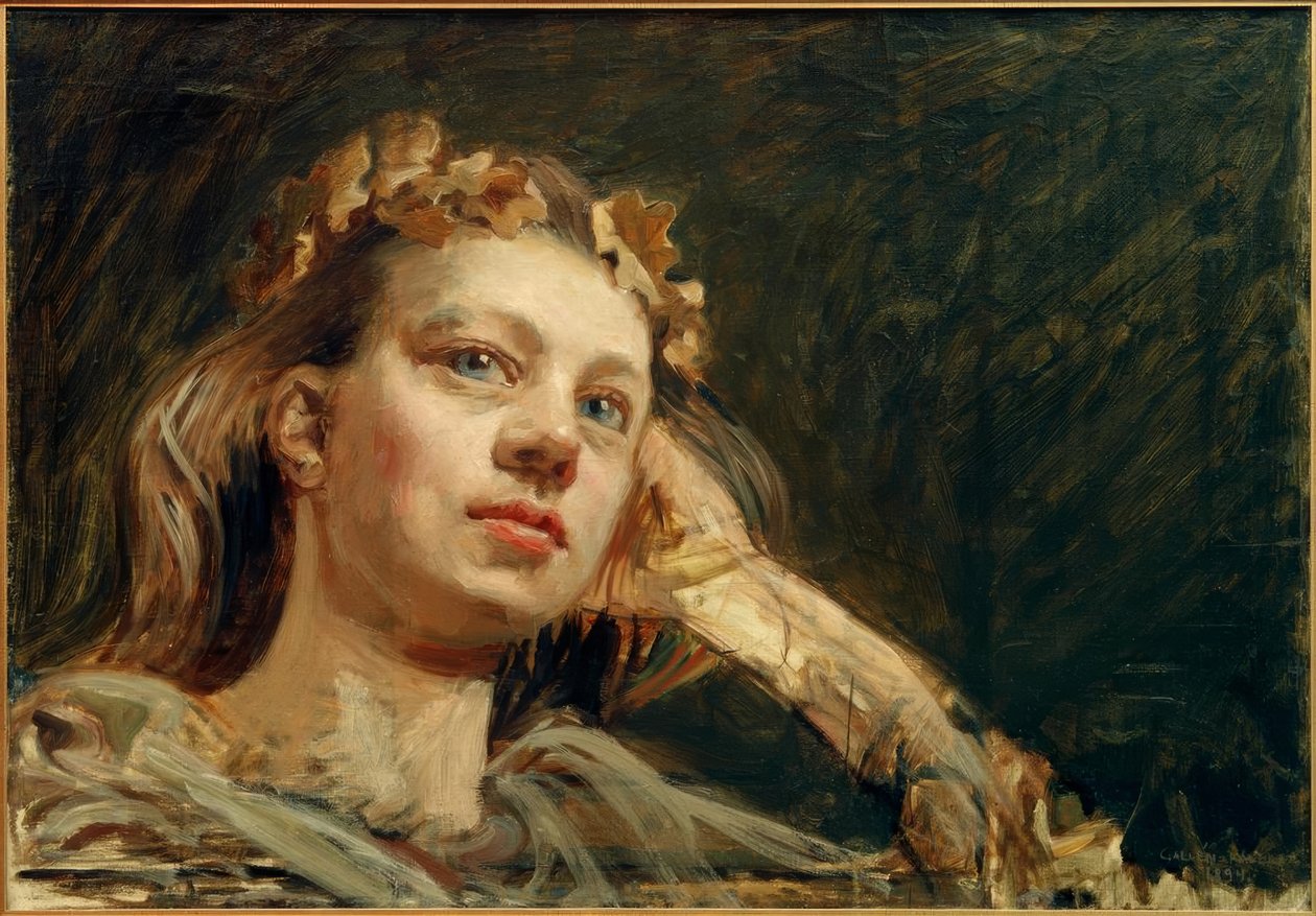 Mária hősi portréja alkotó: Akseli Valdemar Gallen Kallela