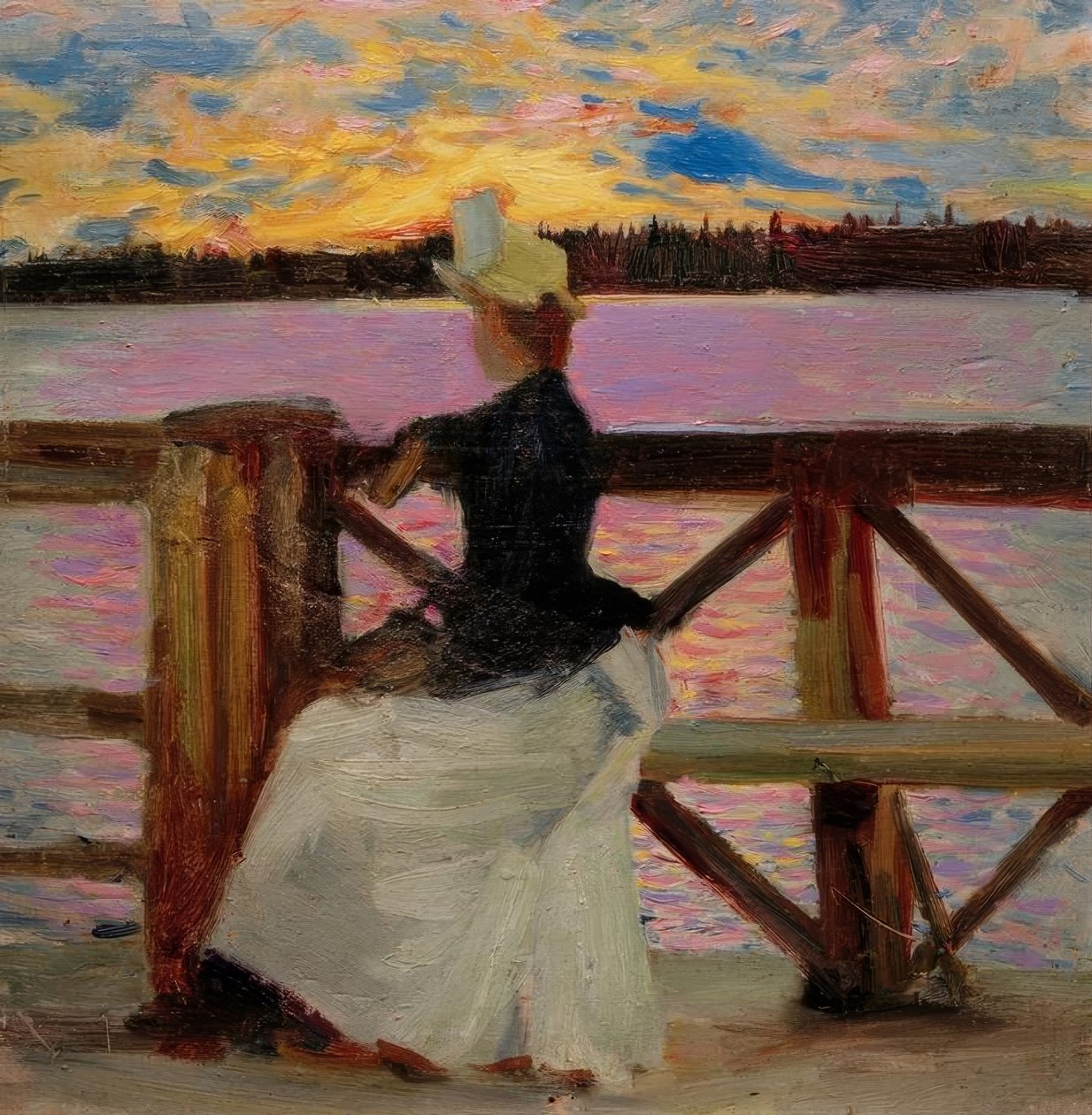 Marie Gallén a Kuhmoniemi hídon alkotó: Akseli Valdemar Gallen Kallela