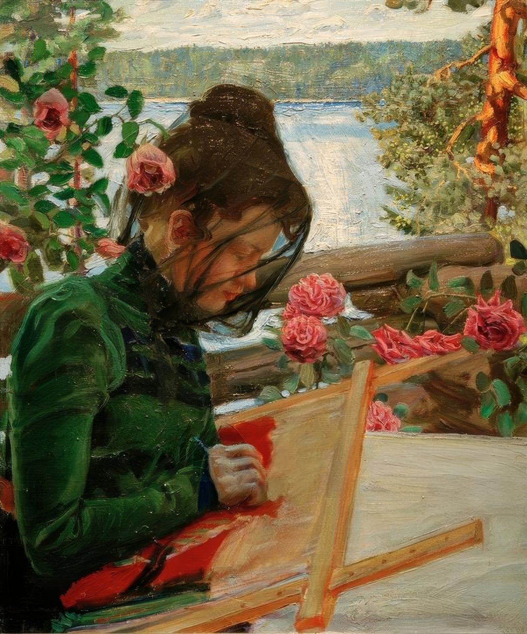 Marie, pálcika a Kalelában alkotó: Akseli Valdemar Gallen Kallela