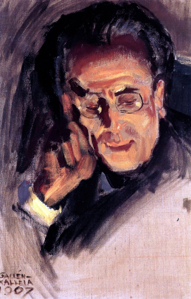 Gustav Mahler portréja, 1907 alkotó: Akseli Valdemar Gallen Kallela