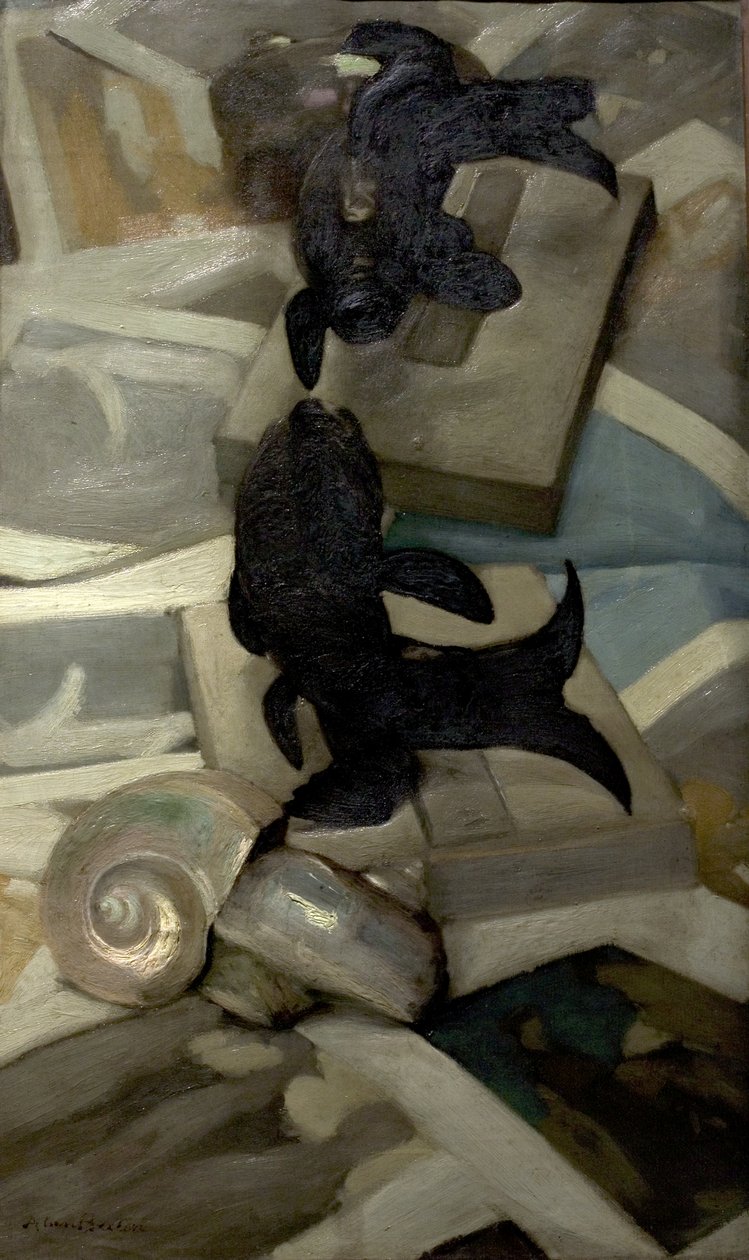 A fekete porcelánhal (a bronzhal) alkotó: Alan Beeton