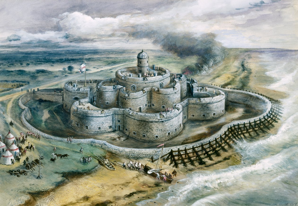 Deal-kastély, 1540, 1960-as évek alkotó: Alan Ernest Sorrell