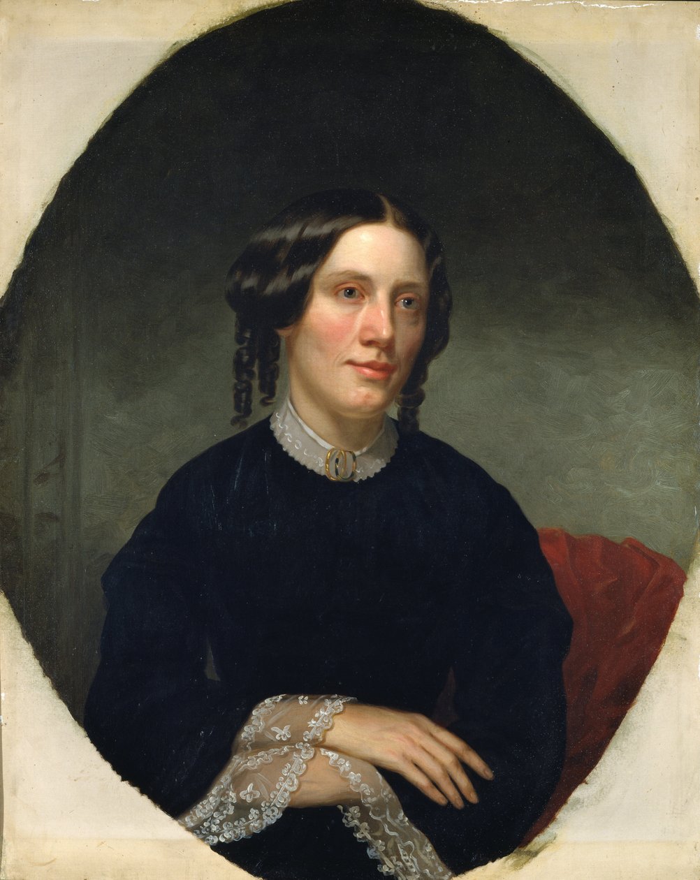Harriet Beecher Stowe portréja 1811-1896, 1853 alkotó: Alanson Fisher
