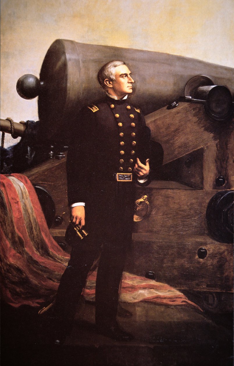 Robert Anderson őrnagy (1805-71) portréja (litho) alkotó: Alban Jasper (after) Conant