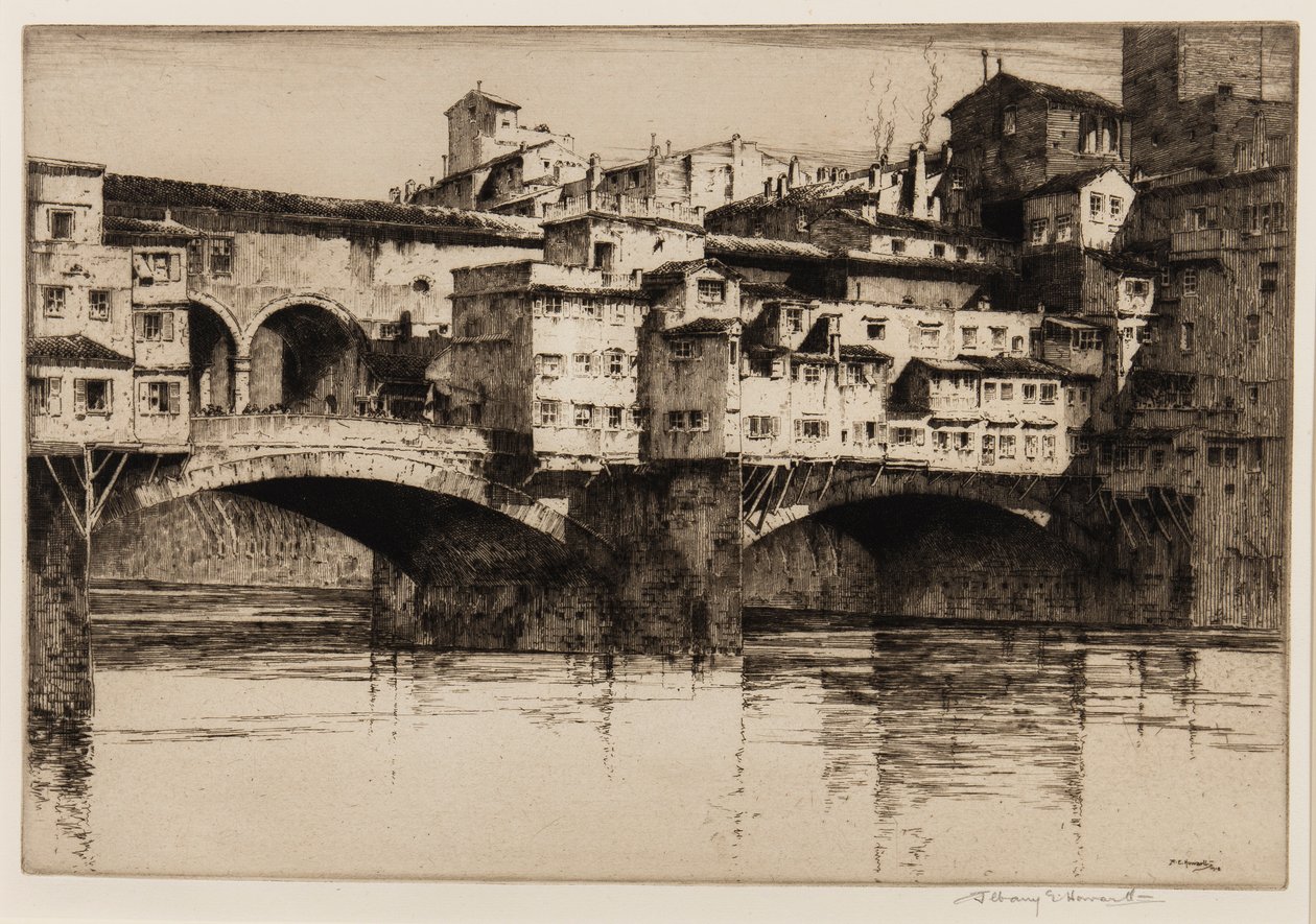 Ponte Vecchio, Firenze alkotó: Albany E. Howarth
