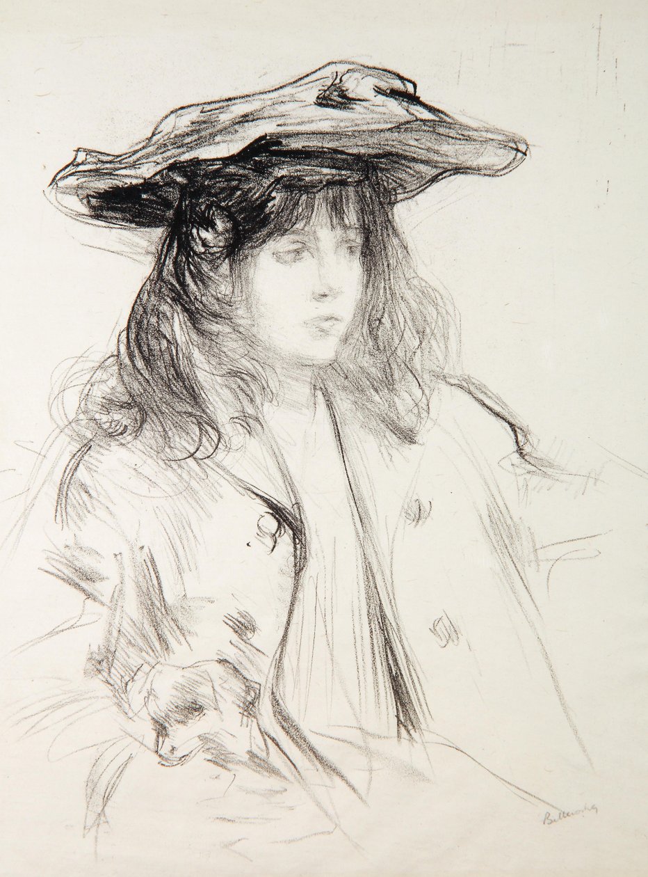 Yvette kutyával alkotó: Albert de Belleroche