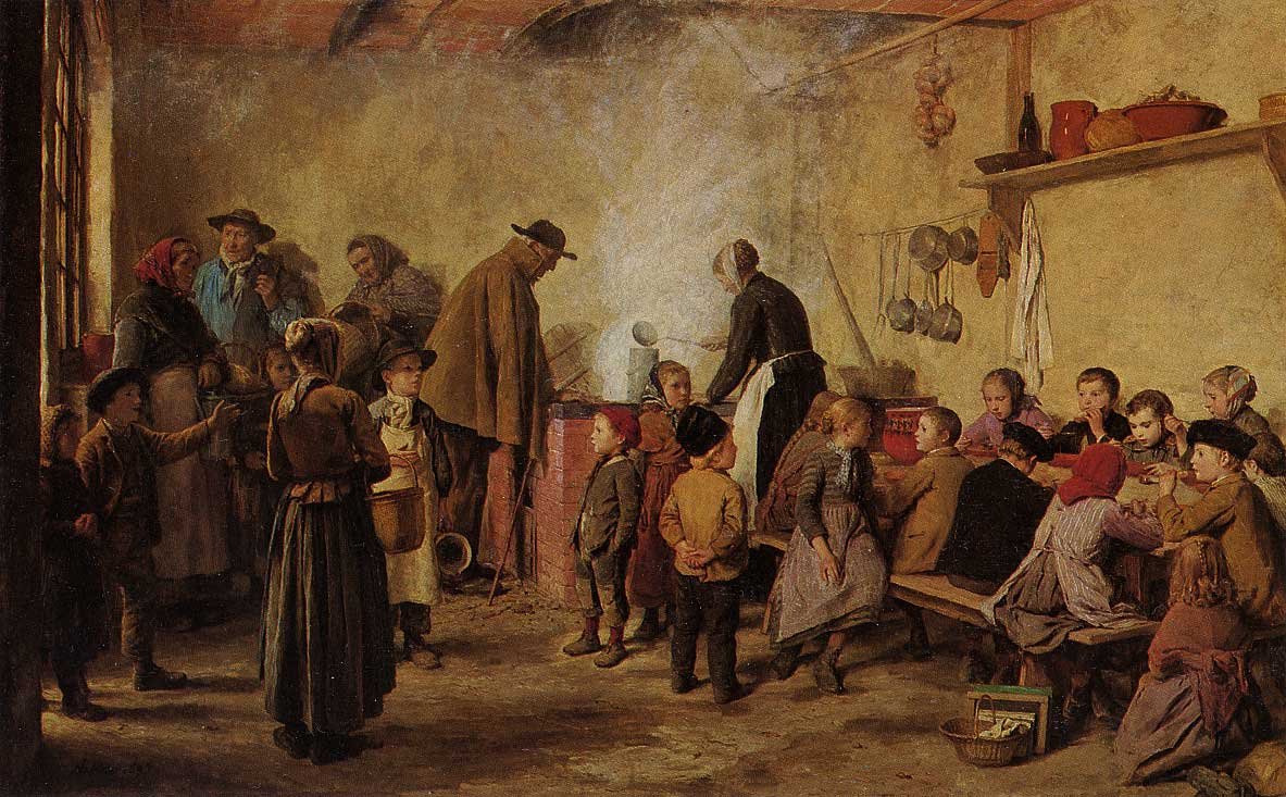 A szegények levese alkotó: Albert Anker