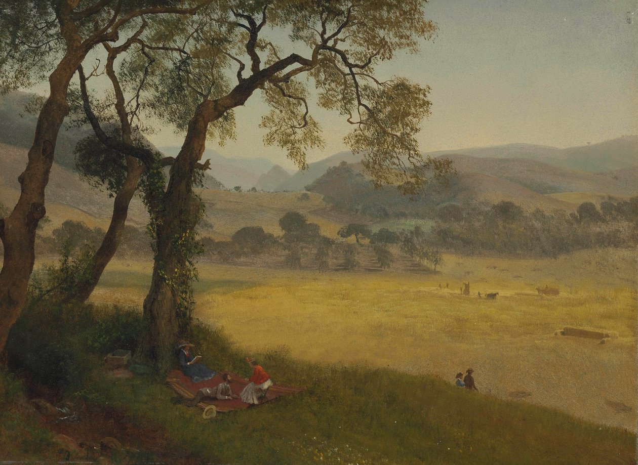 Arany nyári nap Oakland közelében alkotó: Albert Bierstadt