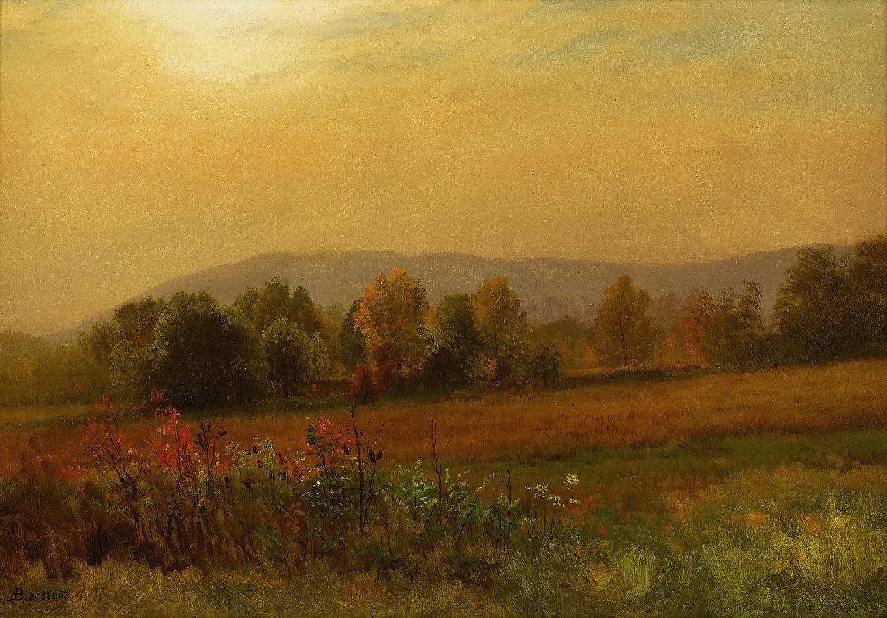 Őszi táj alkotó: Albert Bierstadt