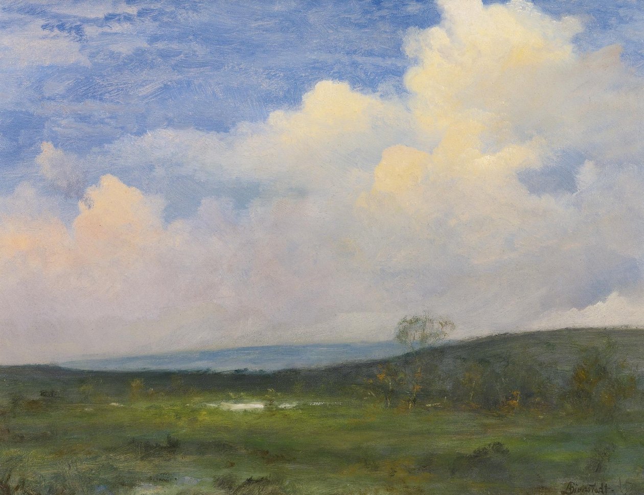 Felhők Kalifornia felett alkotó: Albert Bierstadt