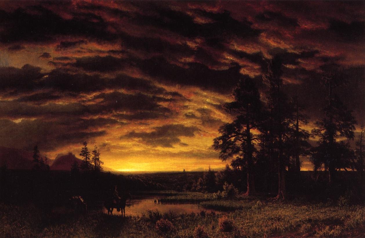 Este a préri alkotó: Albert Bierstadt