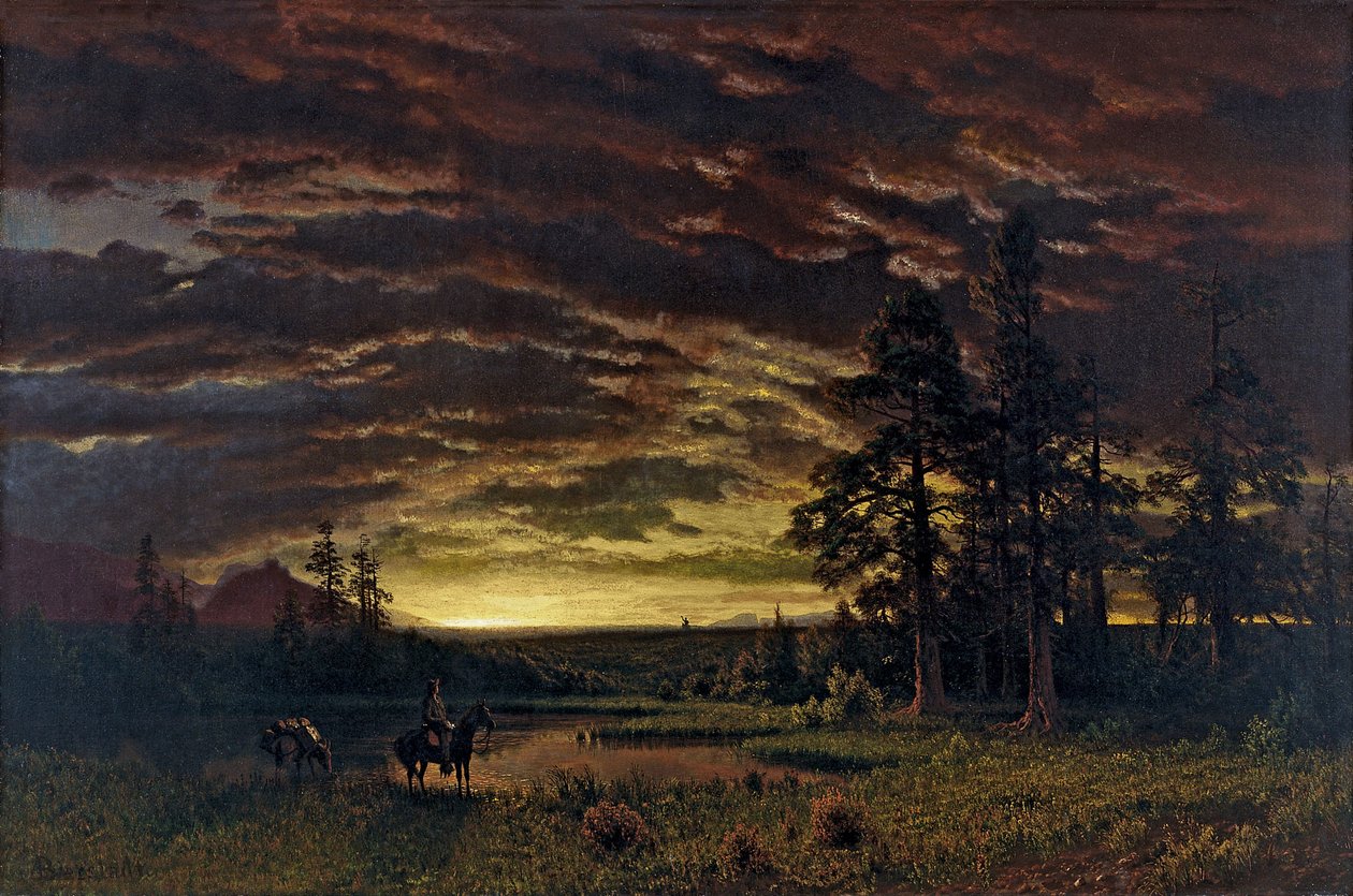 Este a préri alkotó: Albert Bierstadt