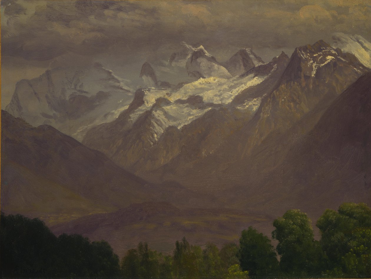A Magas -hegységben alkotó: Albert Bierstadt