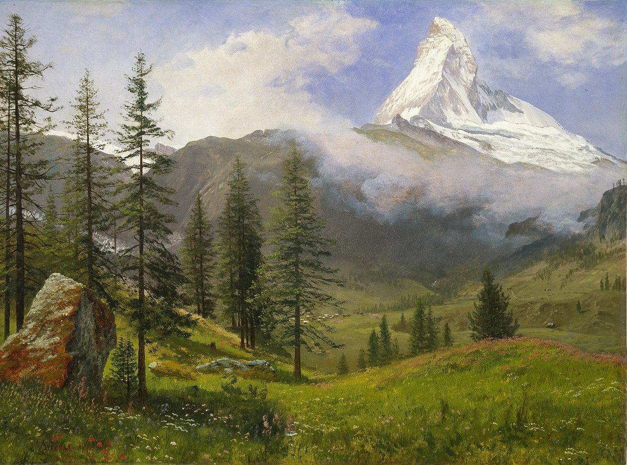 Matterhorn alkotó: Albert Bierstadt